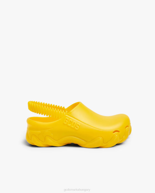 GCDS kecskepapucsok Z2HB187 cipő sárga férfiak