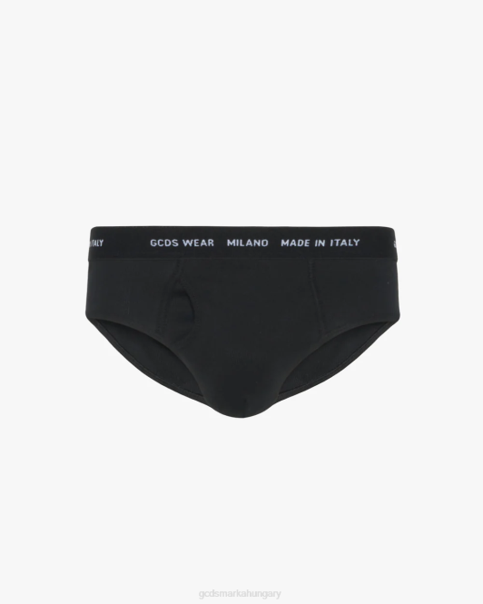 GCDS alapvető viselet alsónadrág Z2HB147 ruházat fekete férfiak