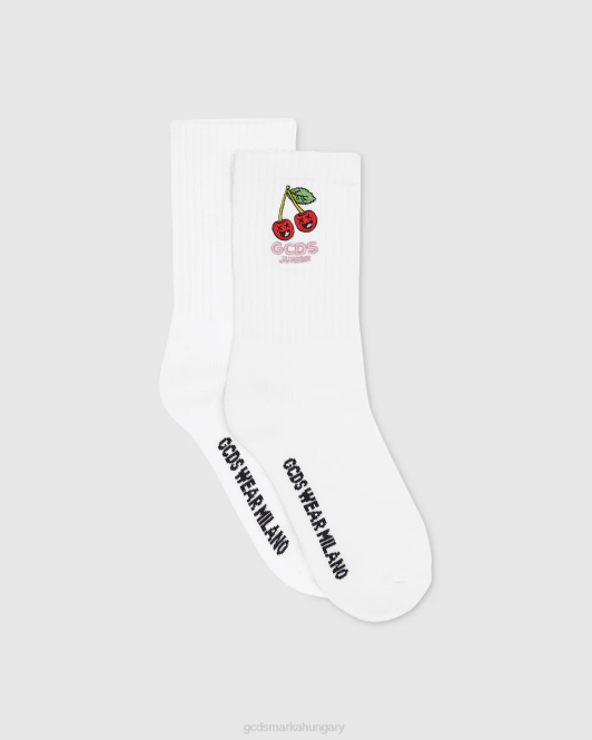 GCDS junior cseresznye zokni Z2HB769 tartozék fehér gyerekek