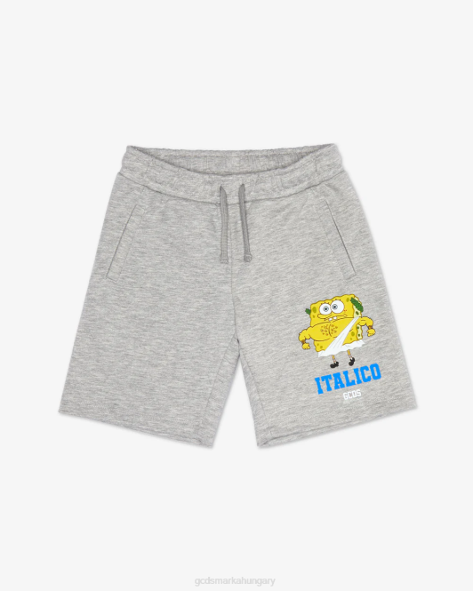 GCDS junior spongebob italico bermuda Z2HB760 ruházat szürke gyerekek