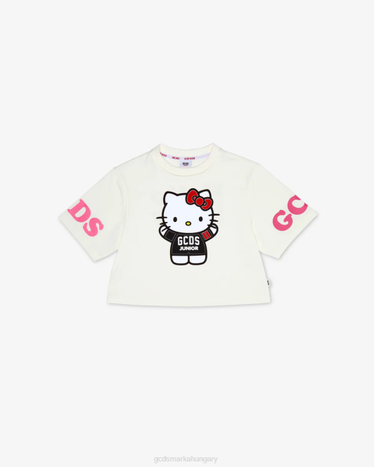 GCDS junior hello kitty póló Z2HB792 ruházat törtfehér gyerekek