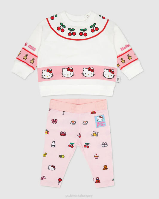 GCDS baby hello kitty tréningruha Z2HB592 ruházat rózsaszín gyerekek