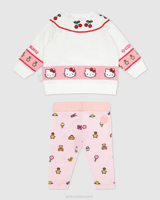 GCDS baby hello kitty tréningruha Z2HB592 ruházat rózsaszín gyerekek