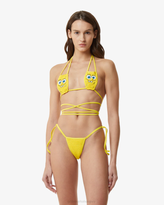 GCDS spongebob bikini Z2HB474 ruházat sárga nők