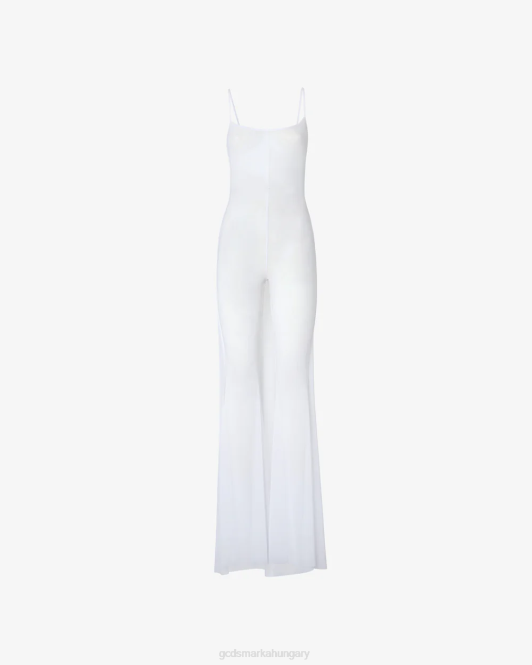 GCDS átlátszó ruha Z2HB398 ruházat fehér nők